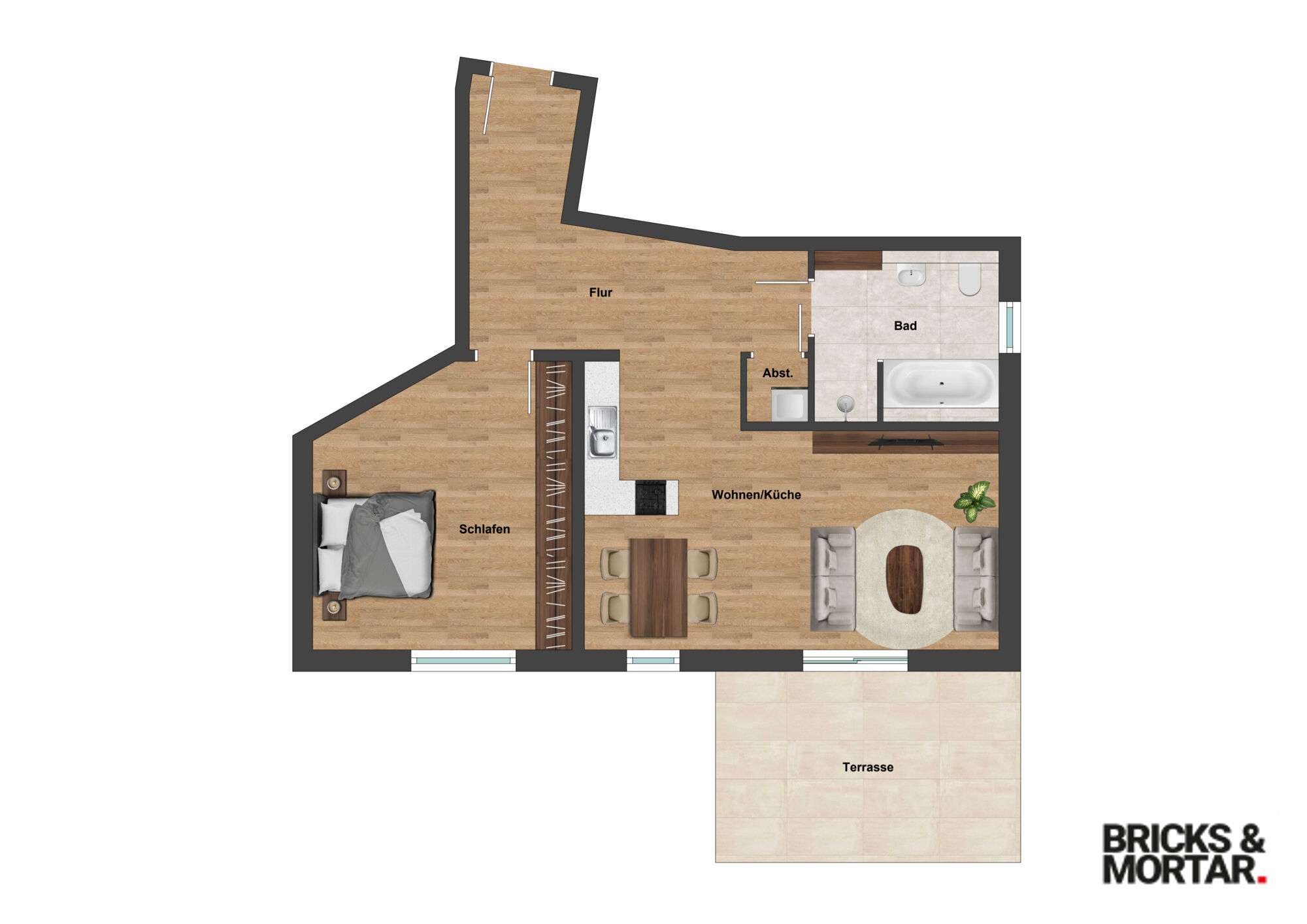 Thumbnail-Wohnung zum Kaufen in Augsburg 669.000,00 € 80.69 m²