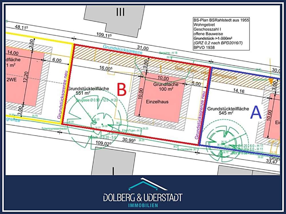 Thumbnail-Grundstück zu verkaufen in Hamburg Rahlstedt 298.000,00 € 551 m²
