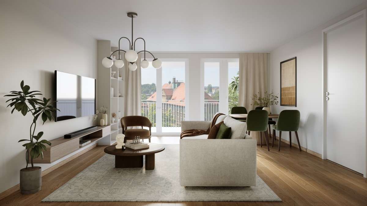 Thumbnail-Wohnung zum Kaufen in Holzgerlingen 433.000,00 € 57.24 m²