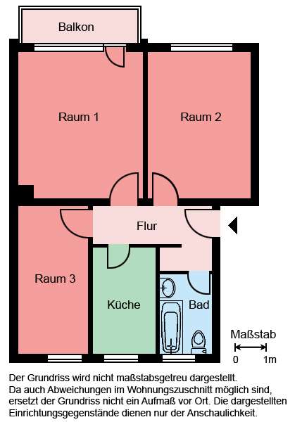 Thumbnail-Wohnung zum Mieten in Werl 489,00 € 66.1 m²