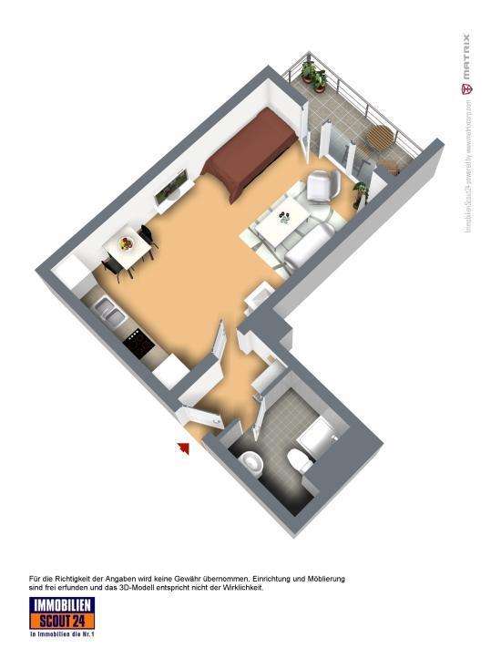 Thumbnail-Wohnung zum Mieten in Rösrath 595,00 € 33 m²