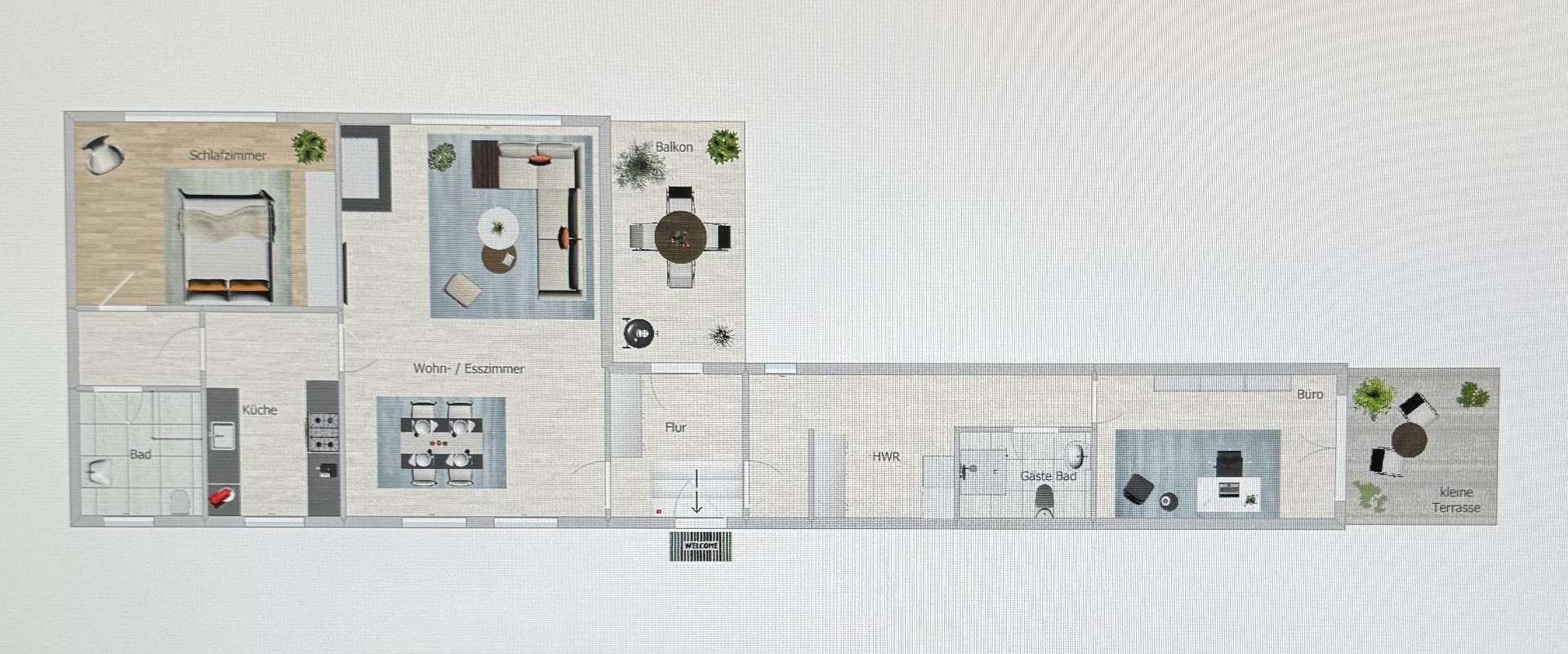 Thumbnail-Wohnung zum Mieten in Achim 1.190,00 € 111 m²