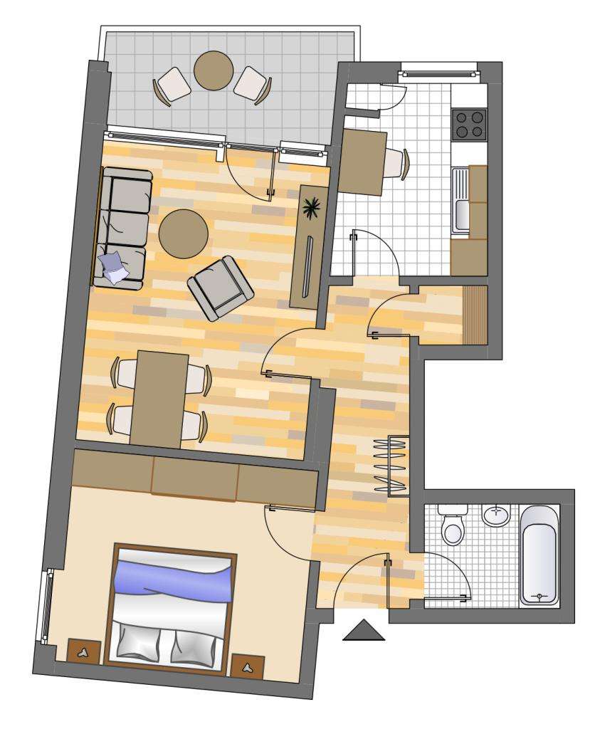 Thumbnail-Wohnung zum Mieten in Gelsenkirchen 379,00 € 51.63 m²