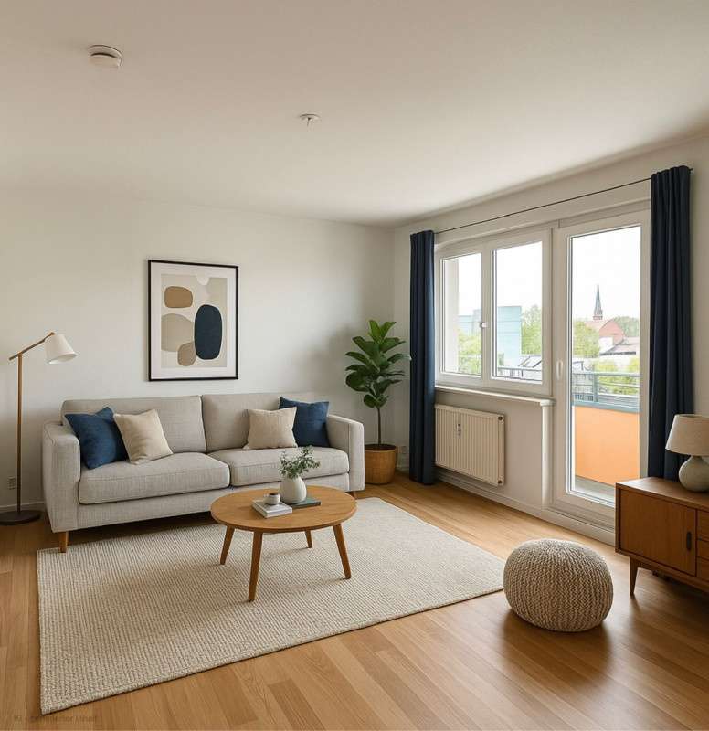 Thumbnail-Wohnung zum Mieten in Mühlhausen 399,44 € 73.97 m²