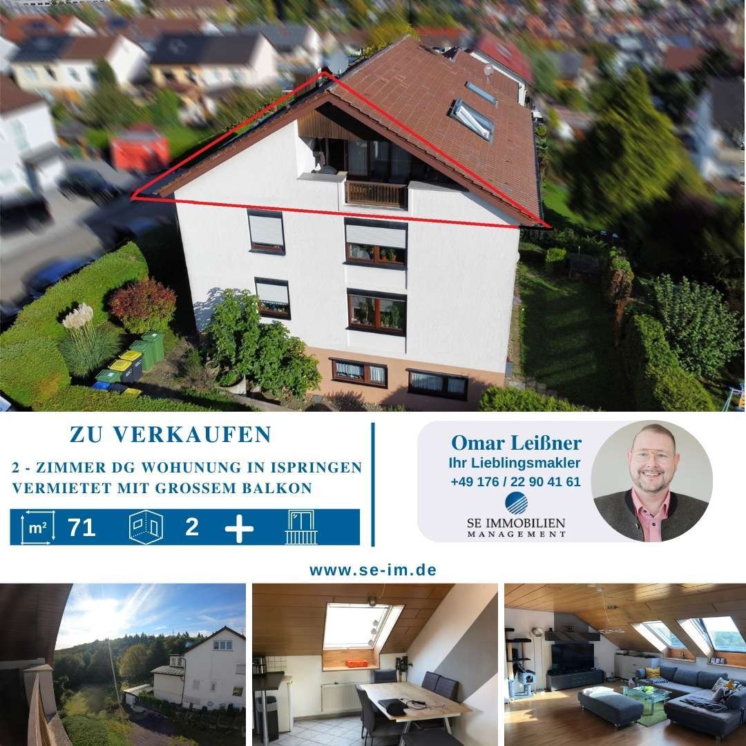 Thumbnail-Wohnung zum Kaufen in Ispringen 178.000,00 € 71 m²