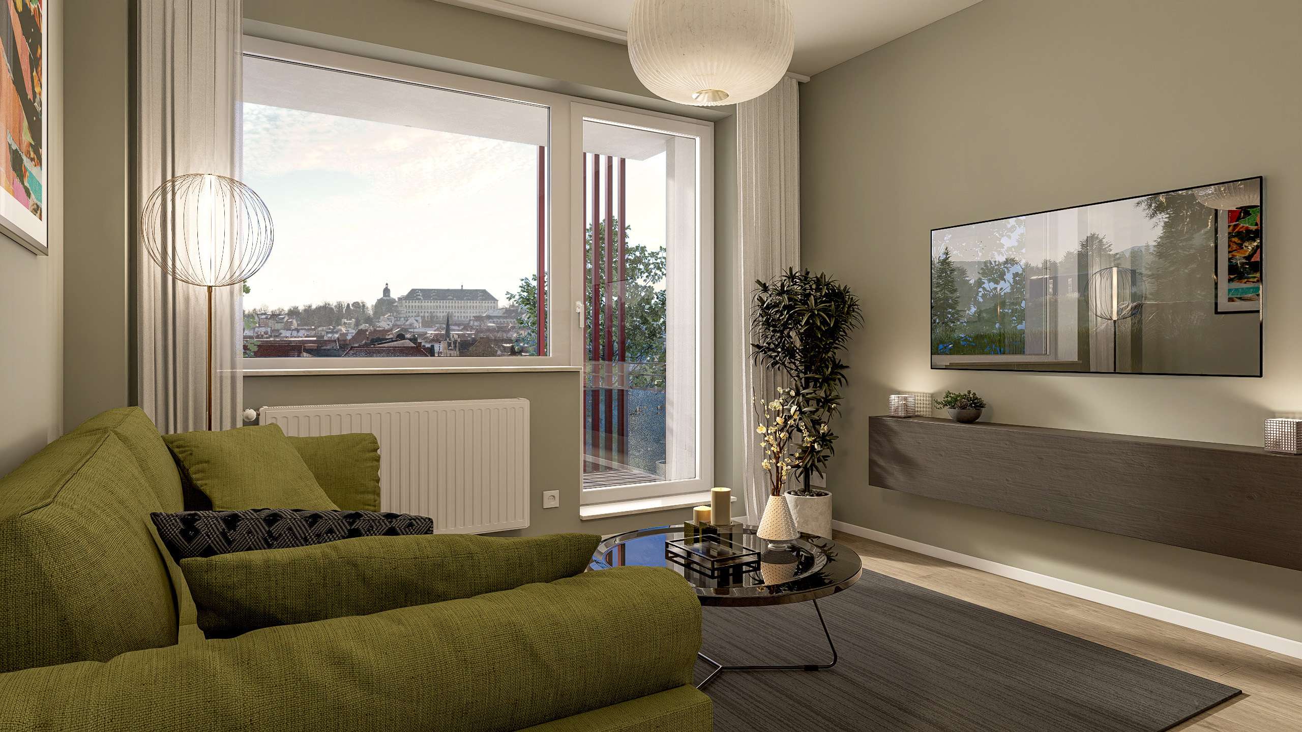 Thumbnail-Wohnung zum Mieten in Gotha 543,69 € 57.23 m²