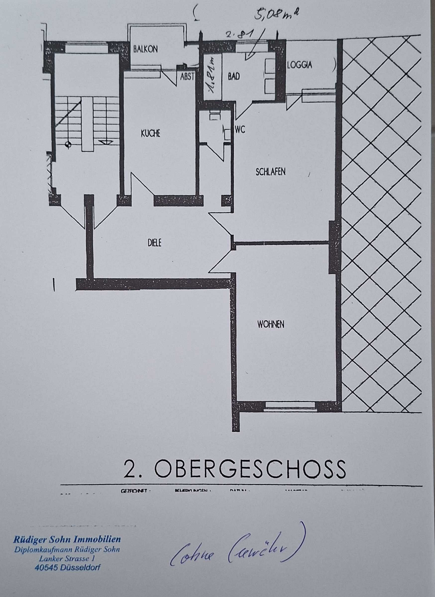 Thumbnail-Wohnung zum Mieten in Düsseldorf 969,00 € 85 m²