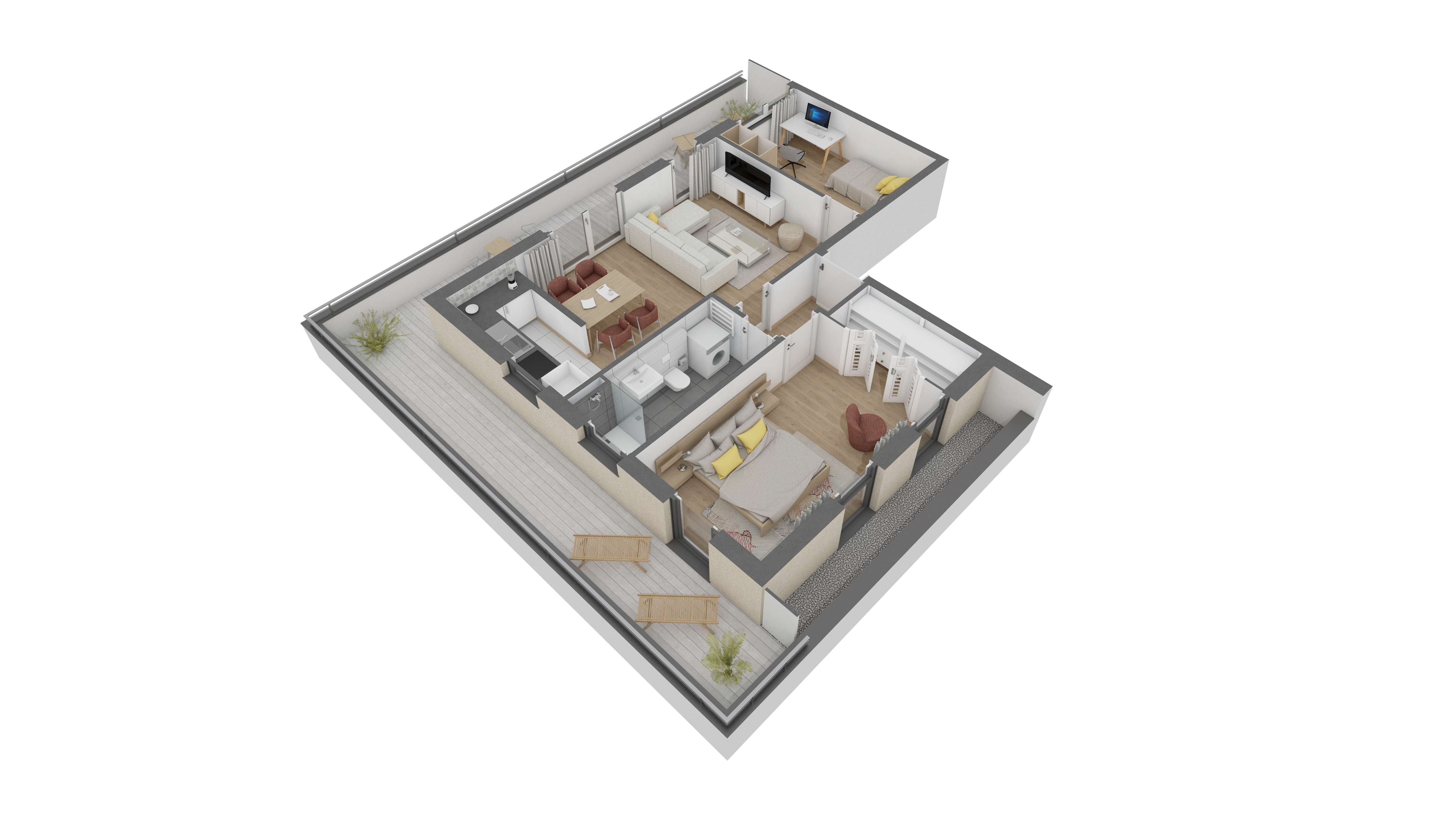 Thumbnail-Wohnung zum Kaufen in Offenbach am Main 438.610,00 € 77.8 m²