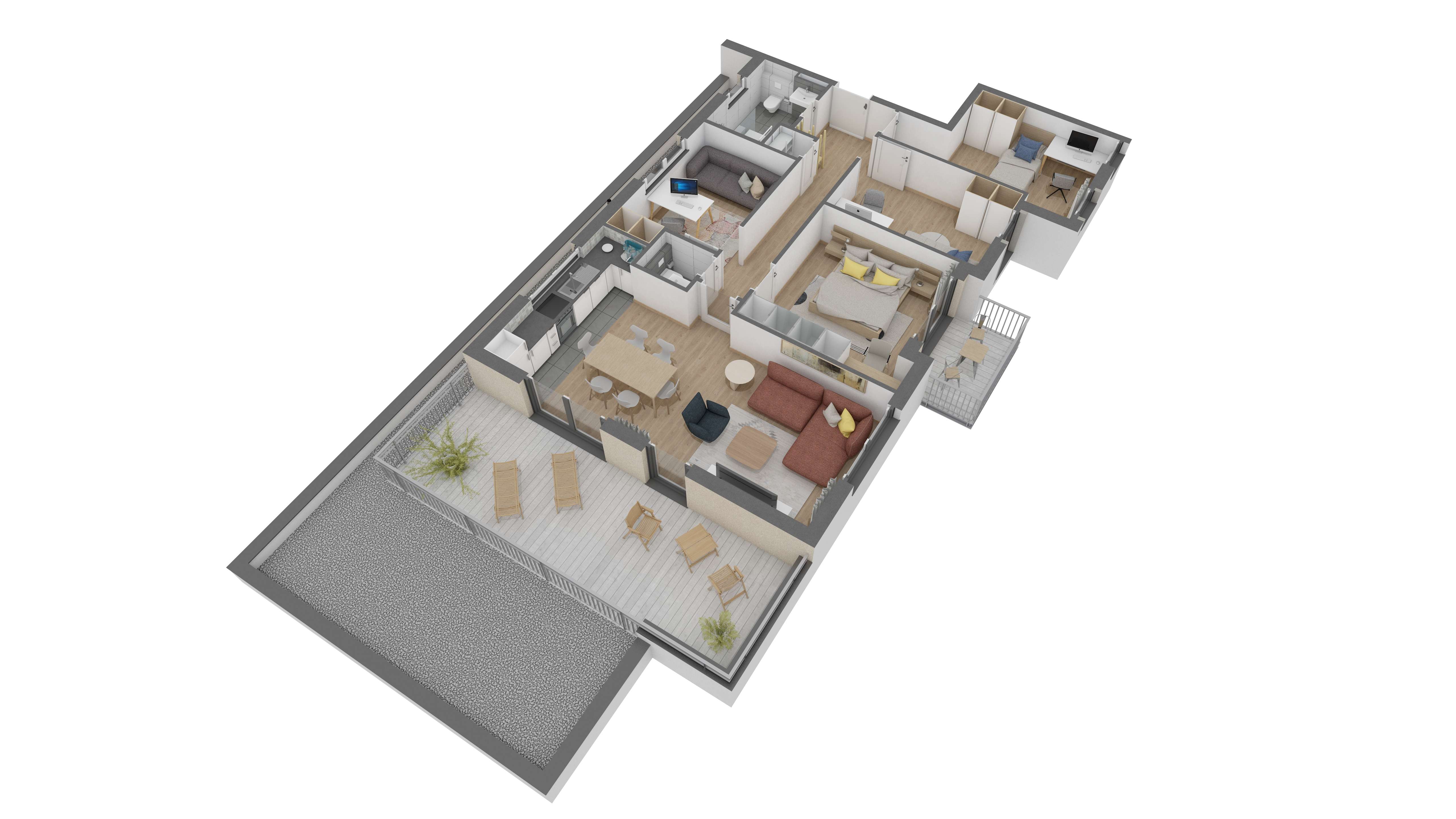 Thumbnail-Wohnung zum Kaufen in Offenbach am Main 547.180,00 € 100.7 m²