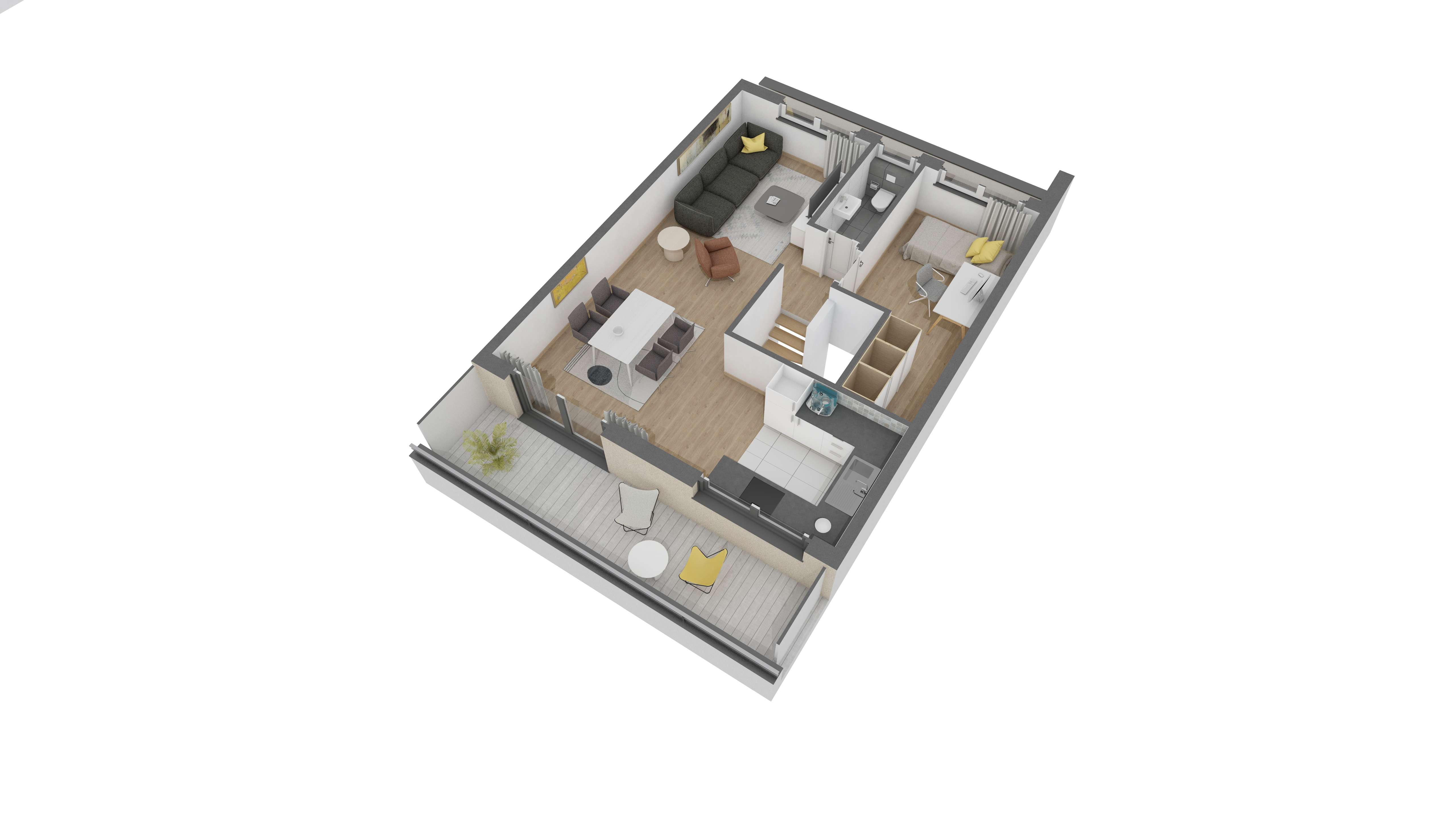 Thumbnail-Wohnung zum Kaufen in Offenbach am Main 535.230,00 € 98.1 m²