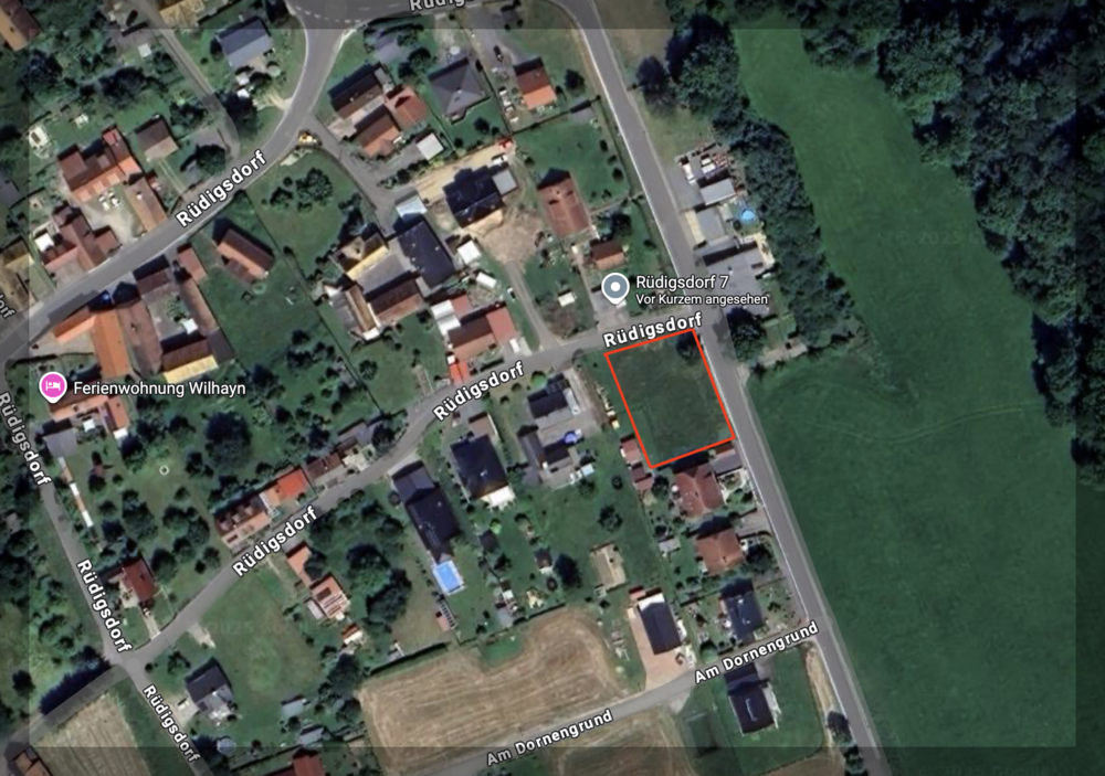 Thumbnail-Grundstück zu verkaufen in Frohburg OT Rüdigsdorf 30.000,00 € 540 m²