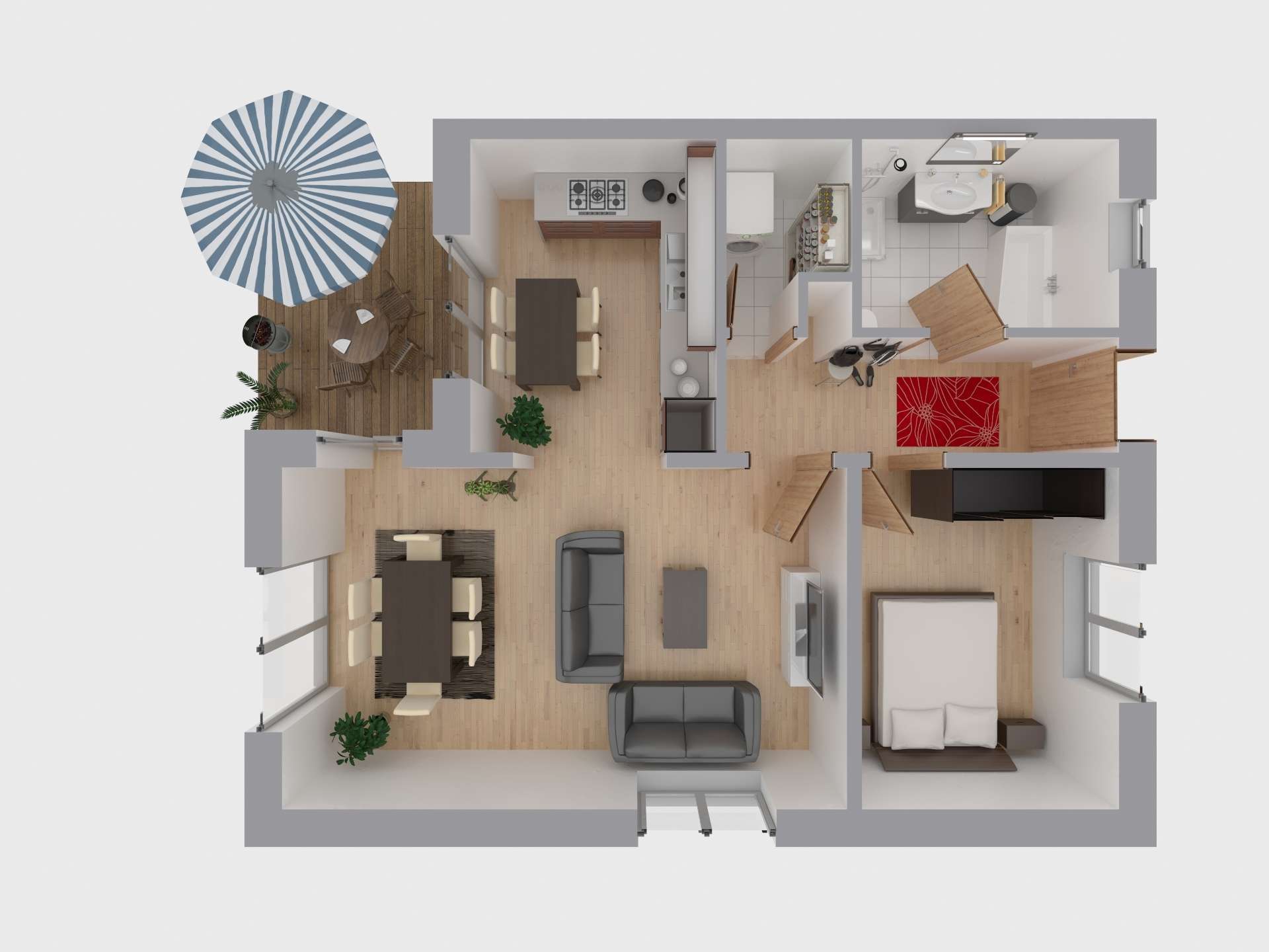 Thumbnail-Wohnung zum Mieten in Hamburg 1.330,00 € 68.84 m²