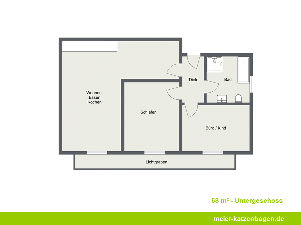Thumbnail-Wohnung zum Mieten in Lenting 680,00 € 68 m²