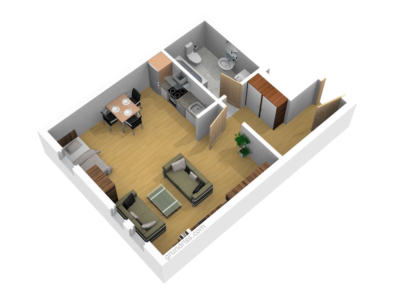 Thumbnail-Wohnung zum Mieten in Zeitz 230,00 € 36 m²
