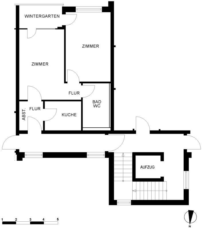 Thumbnail-Wohnung zum Mieten in Oldenburg 501,00 € 51.98 m²