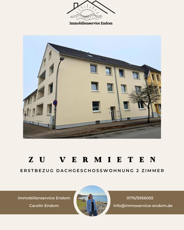 Thumbnail-Wohnung zum Mieten in Schleswig 580,00 € 46.63 m²