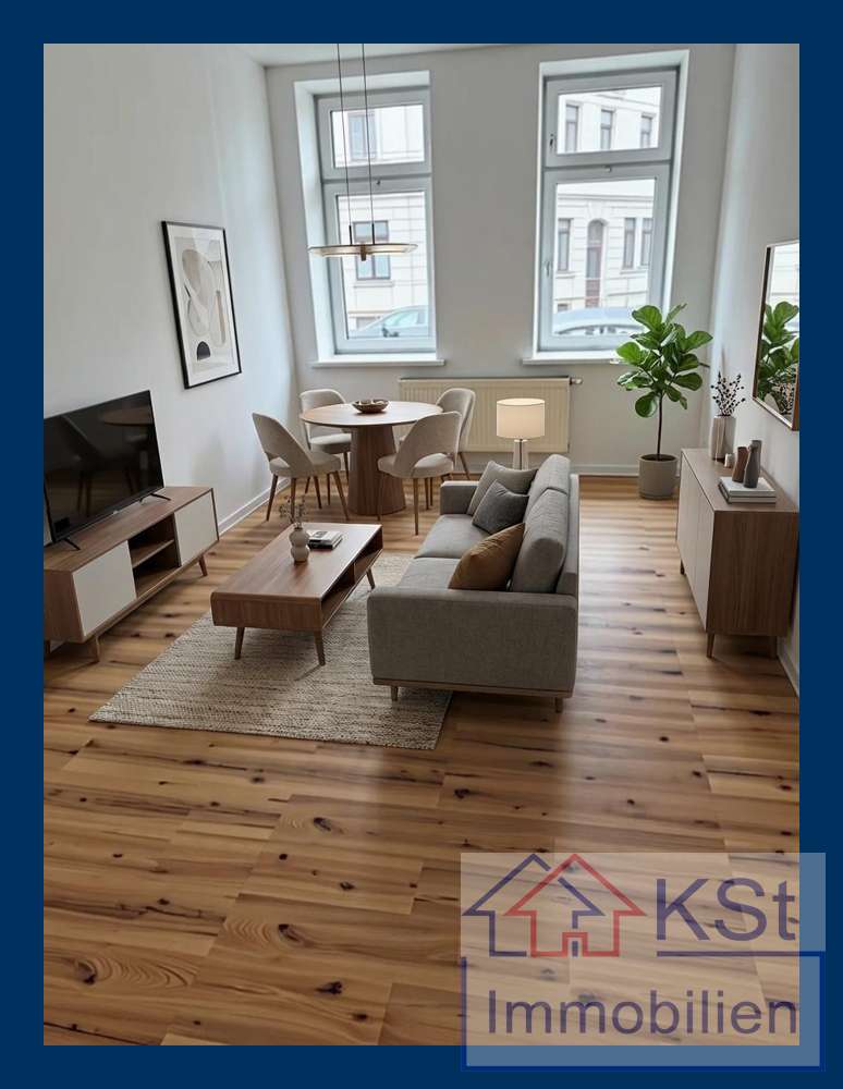 Thumbnail-Wohnung zum Kaufen in Leipzig Mockau-Süd 179.000,00 € 60 m²