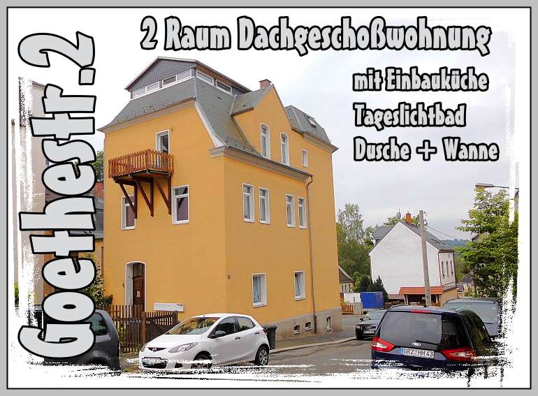 Thumbnail-Wohnung zum Mieten in Greiz 359,00 € 72 m²