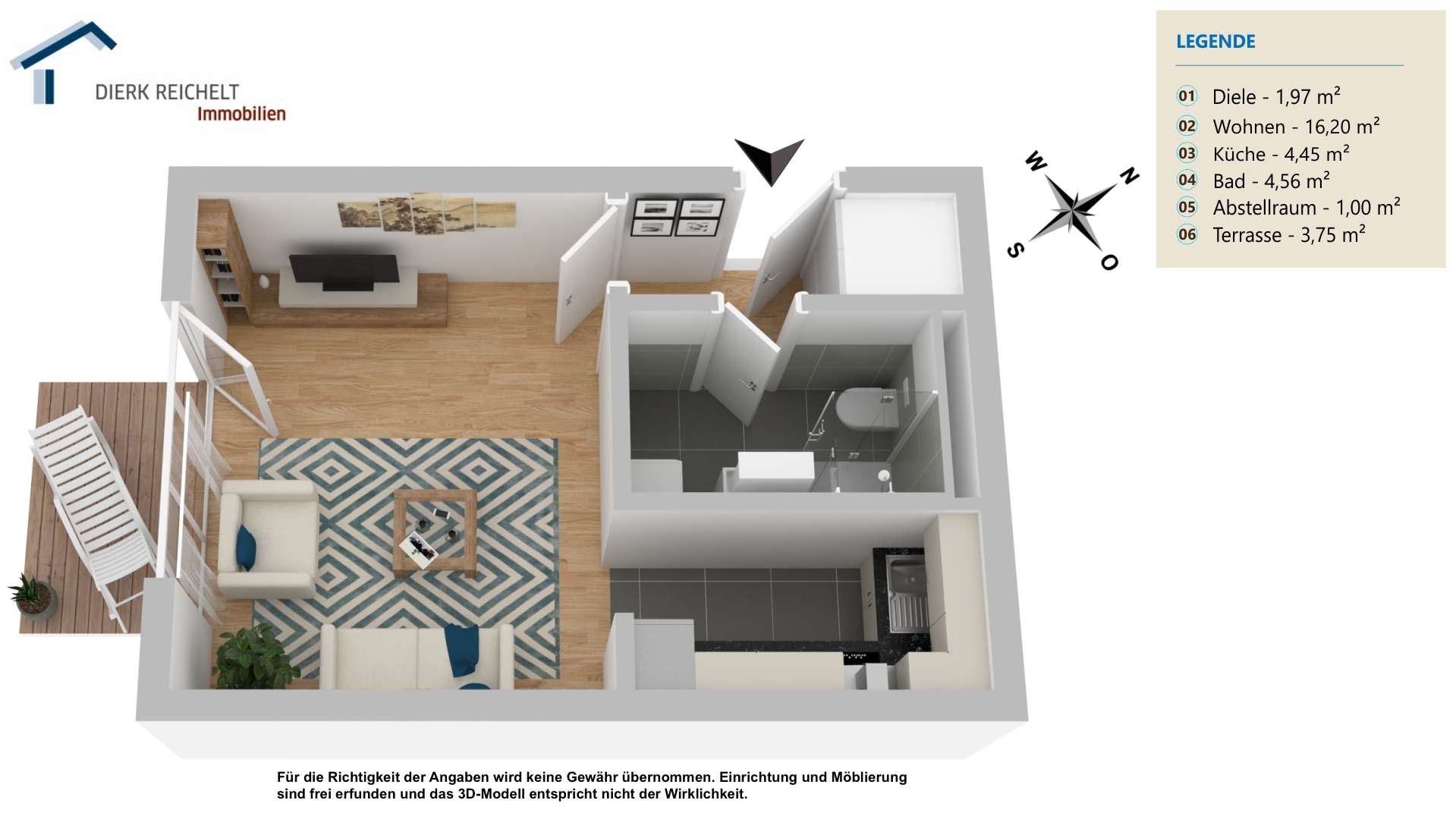 Thumbnail-Wohnung zum Kaufen in Mainz 65.000,00 € 30 m²