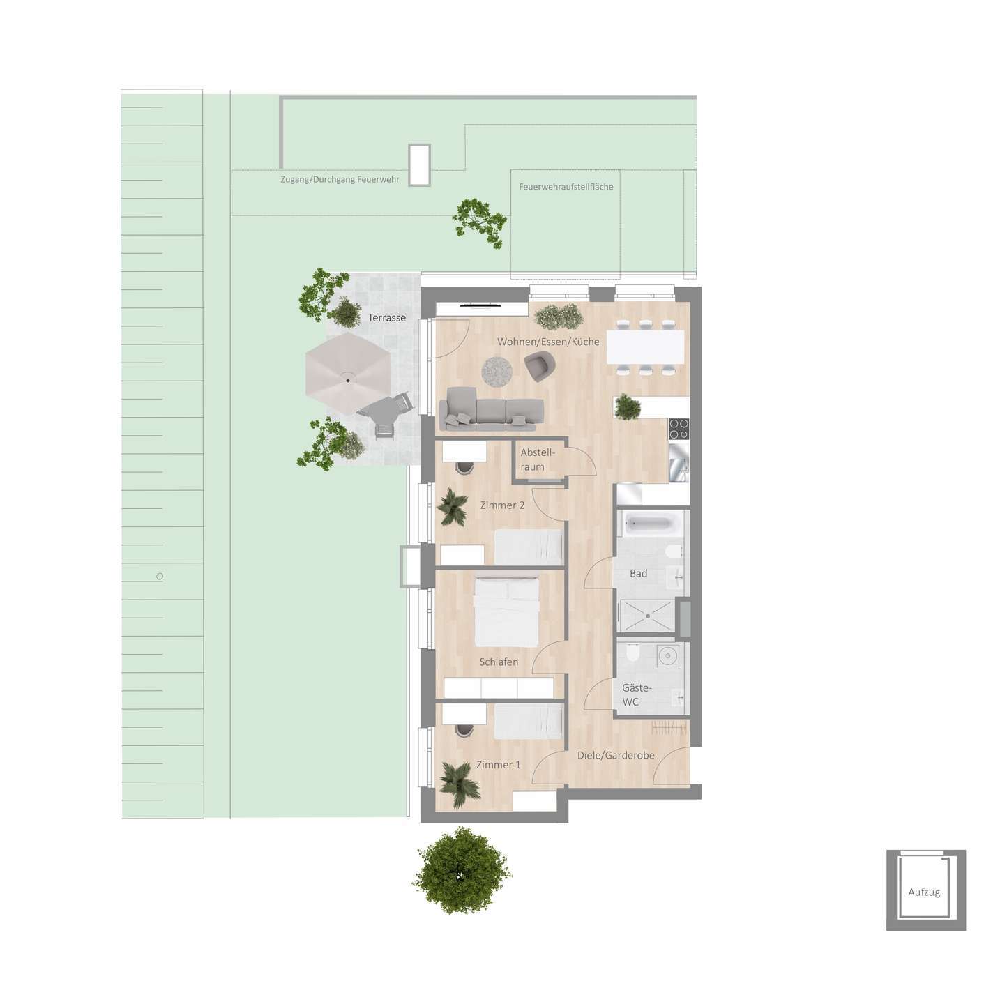 Thumbnail-Wohnung zum Mieten in Besigheim 1.580,00 € 97.53 m²