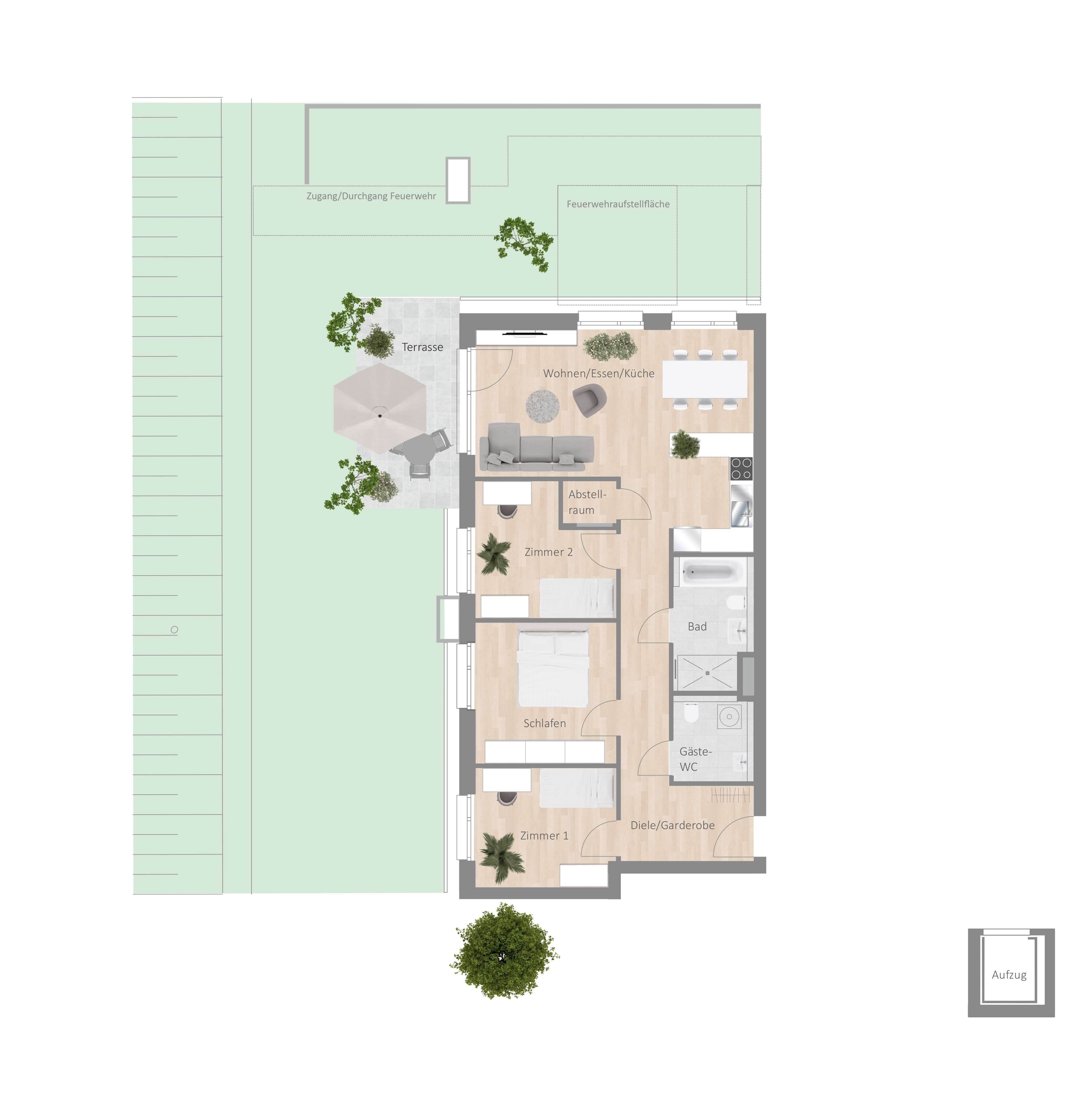 Thumbnail-Wohnung zum Mieten in Besigheim 1.580,00 € 97.53 m²