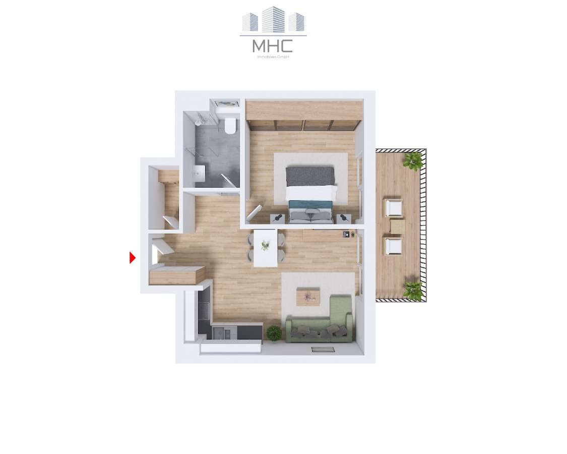 Thumbnail-Wohnung zum Kaufen in Schwäbisch Gmünd 259.300,00 € 50.81 m²