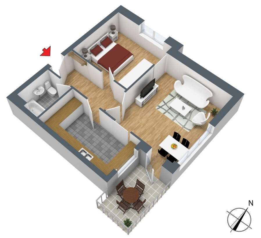 Thumbnail-Wohnung zum Kaufen in Hamburg 225.000,00 € 54 m²