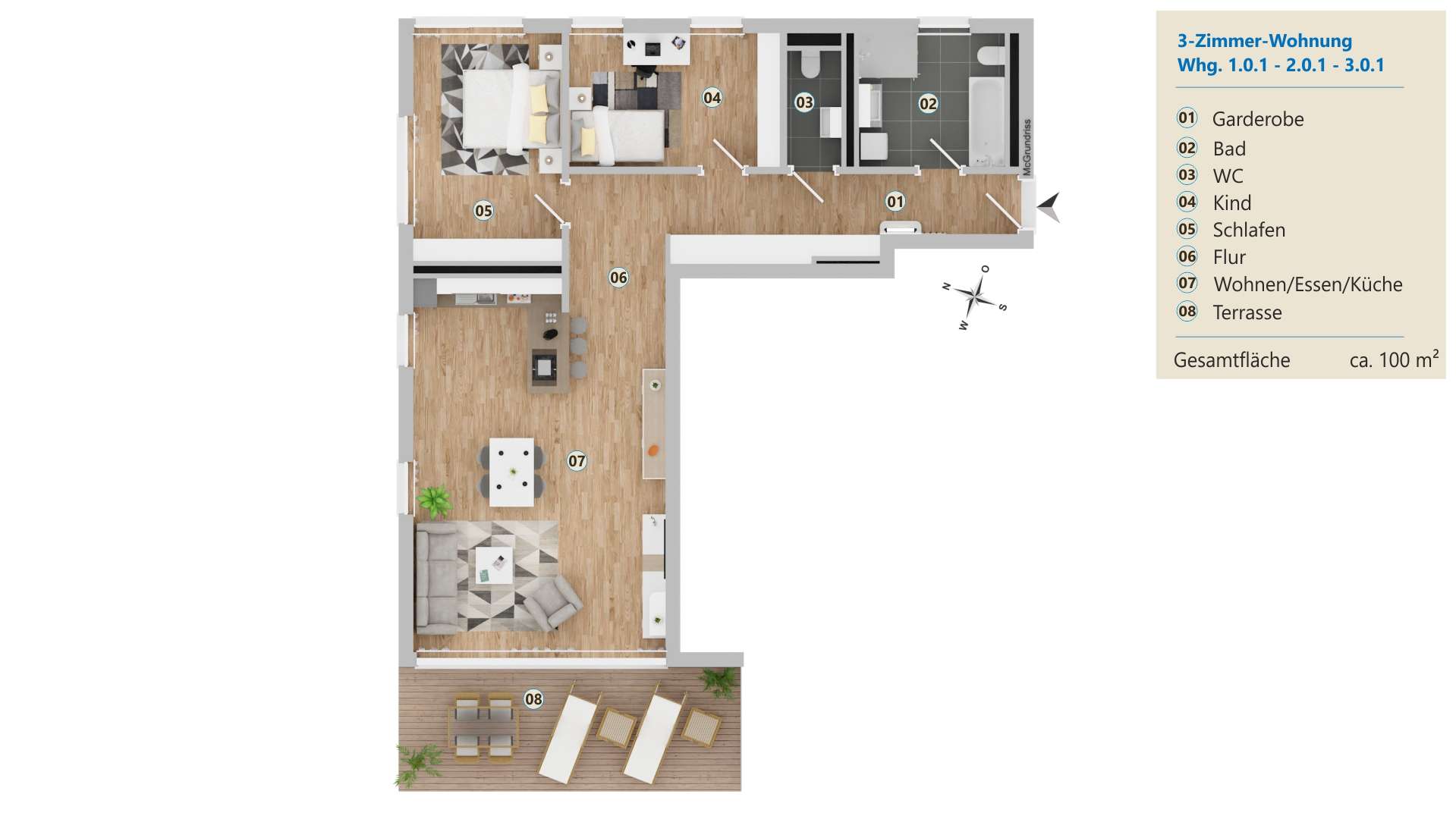 Thumbnail-Wohnung zum Mieten in Langenargen-Bierkeller 1.536,00 € 100.03 m²