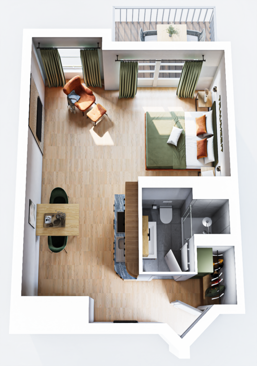 Thumbnail-Wohnung zum Kaufen in Winterberg 112.000,00 € 40 m²