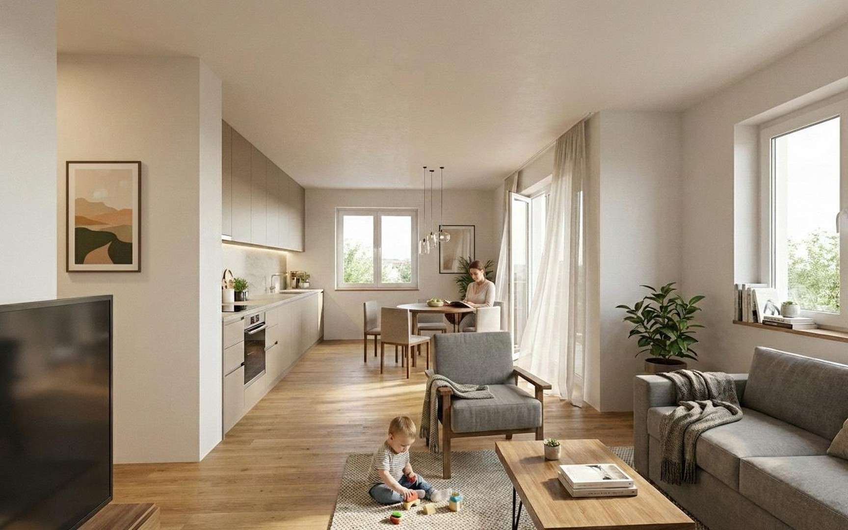 Thumbnail-Wohnung zum Mieten in Bernau bei Berlin 1.737,00 € 98 m²