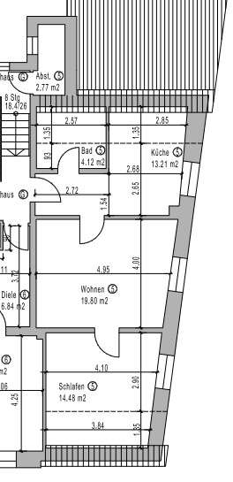 Thumbnail-Wohnung zum Mieten in Dortmund Asseln 520,00 € 51.61 m²