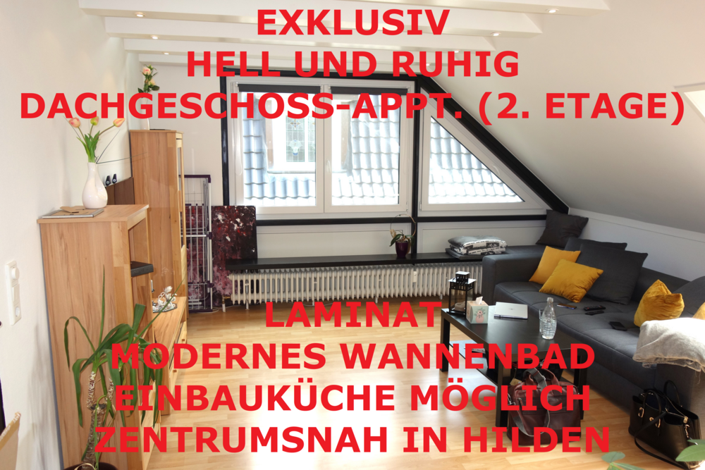Thumbnail-Wohnung zum Mieten in Hilden 530,00 € 44 m²