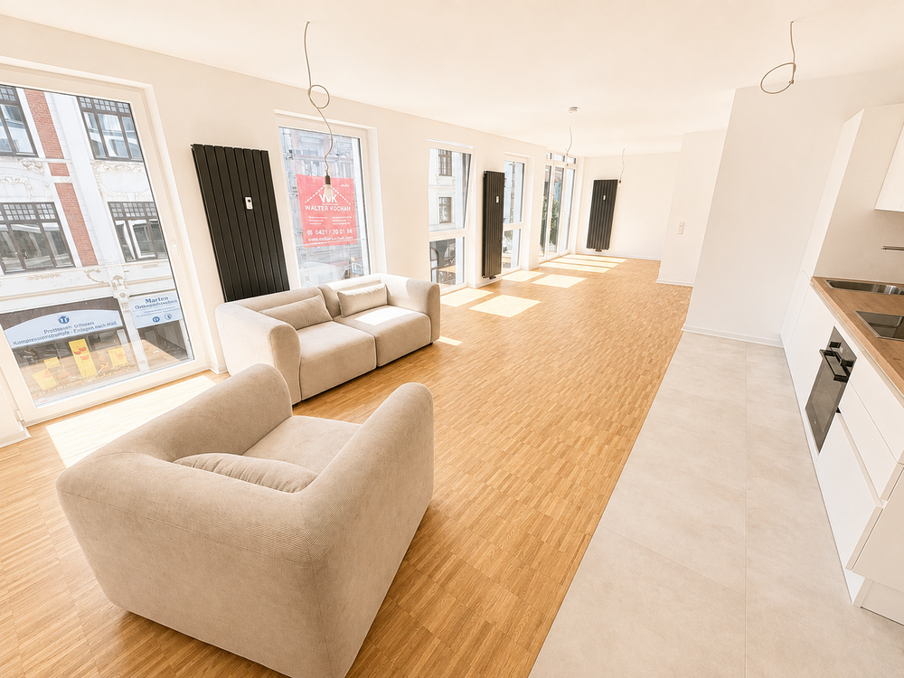 Thumbnail-Wohnung zum Mieten in Bremen 1.269,00 € 65 m²