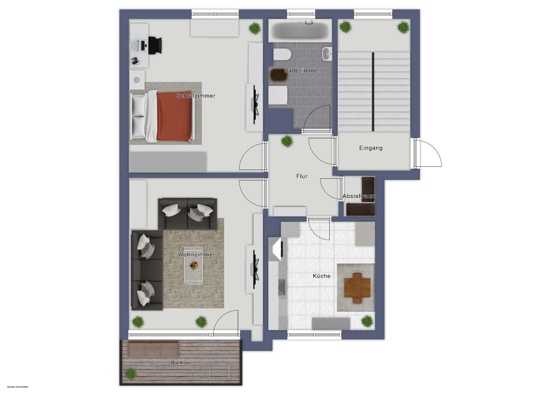 Thumbnail-Wohnung zum Kaufen in Andernach 139.000,00 € 56 m²