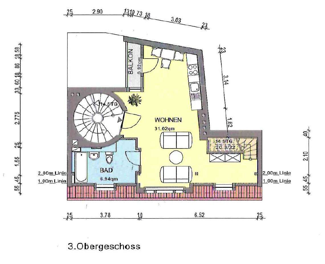 Thumbnail-Wohnung zum Mieten in Halle 480,00 € 62 m²