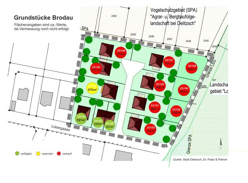 Thumbnail-Grundstück zu verkaufen in Brodau 109.820,00 € 578 m²
