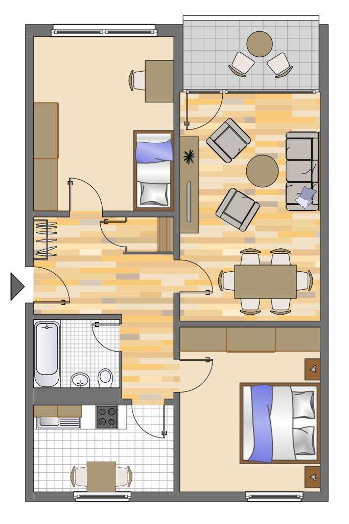 Thumbnail-Wohnung zum Mieten in Neuss 799,00 € 75 m²