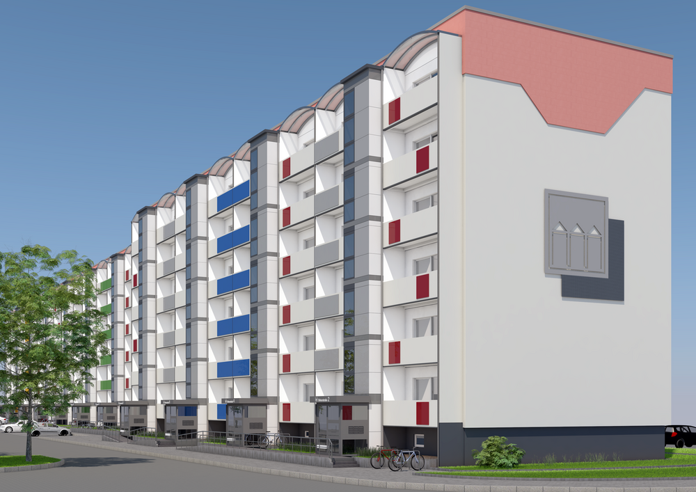 Thumbnail-Wohnung zum Mieten in Neubrandenburg 377,00 € 62.79 m²
