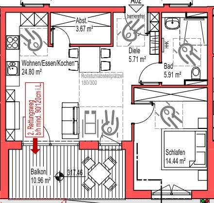 Thumbnail-Wohnung zum Kaufen in Berglen 320.155,00 € 58.21 m²