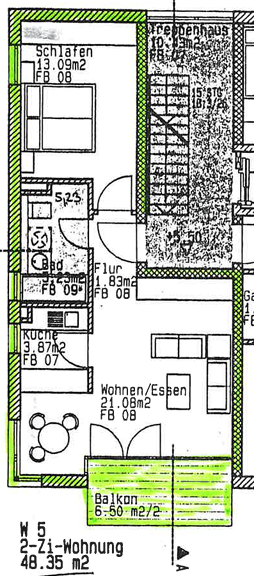 Thumbnail-Wohnung zum Mieten in München 1.249,67 € 48.35 m²