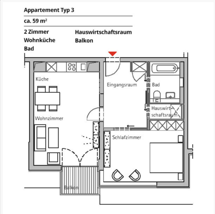 Thumbnail-Wohnung zum Mieten in Berlin 1.141,45 € 58.37 m²