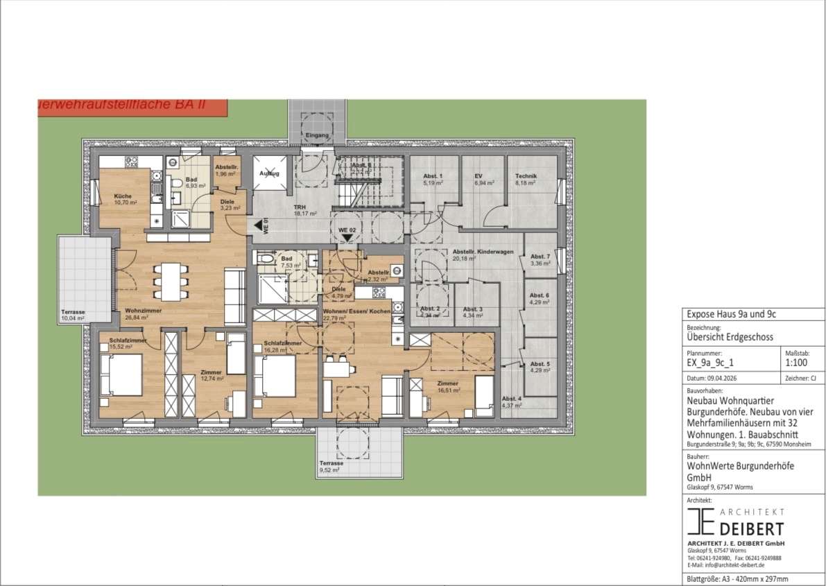 Thumbnail-Wohnung zum Mieten in Monsheim 1.187,00 € 81.79 m²