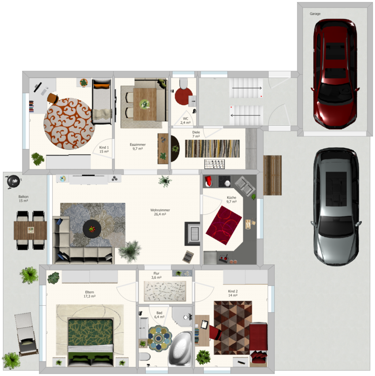 Thumbnail-Wohnung zum Kaufen in Deggendorf 349.000,00 € 119 m²