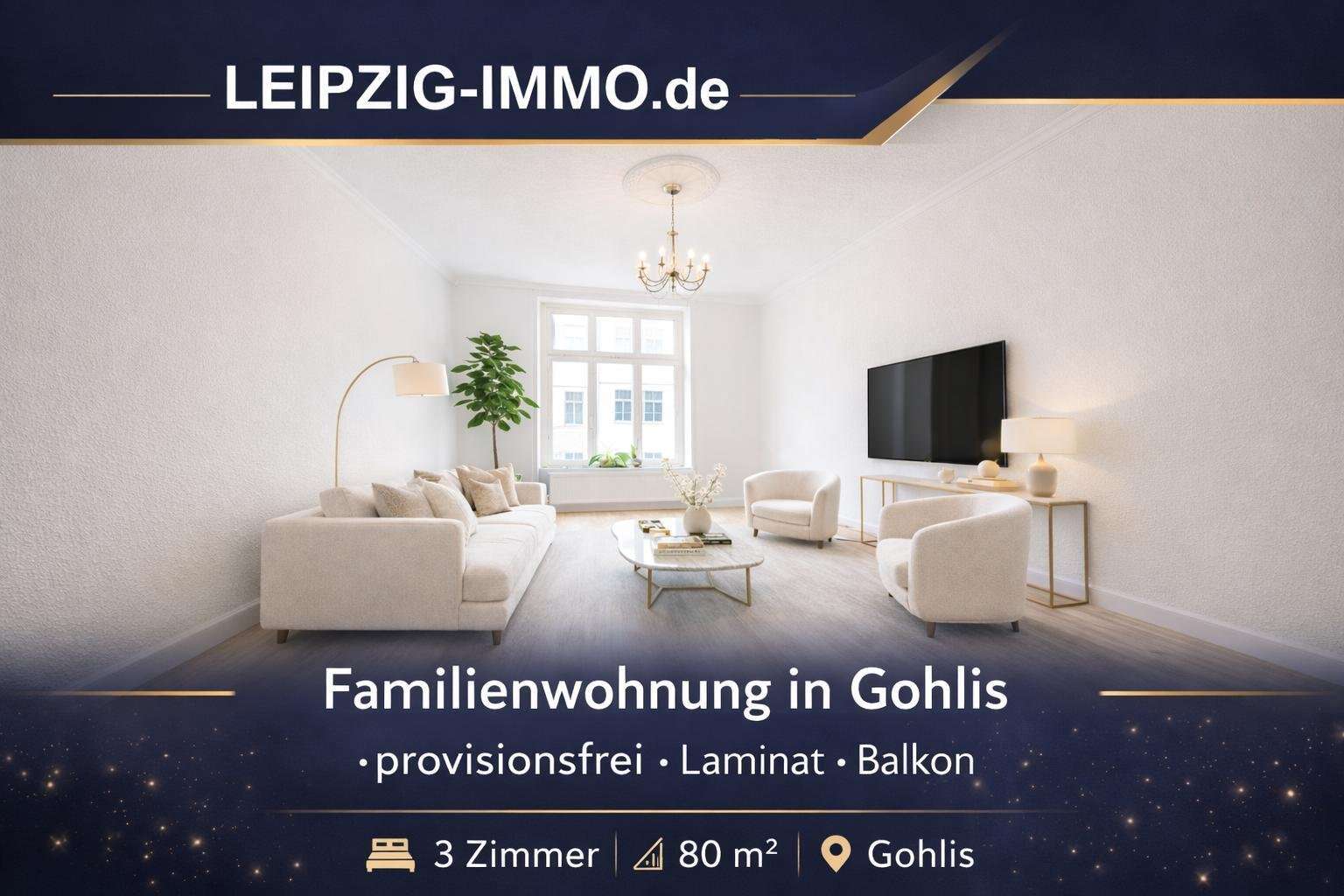 Thumbnail-Wohnung zum Kaufen in Leipzig 239.000,00 € 80 m²