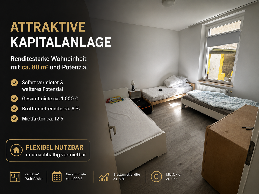 Thumbnail-Wohnung zum Kaufen in Krefeld 150.000,00 € 82 m²