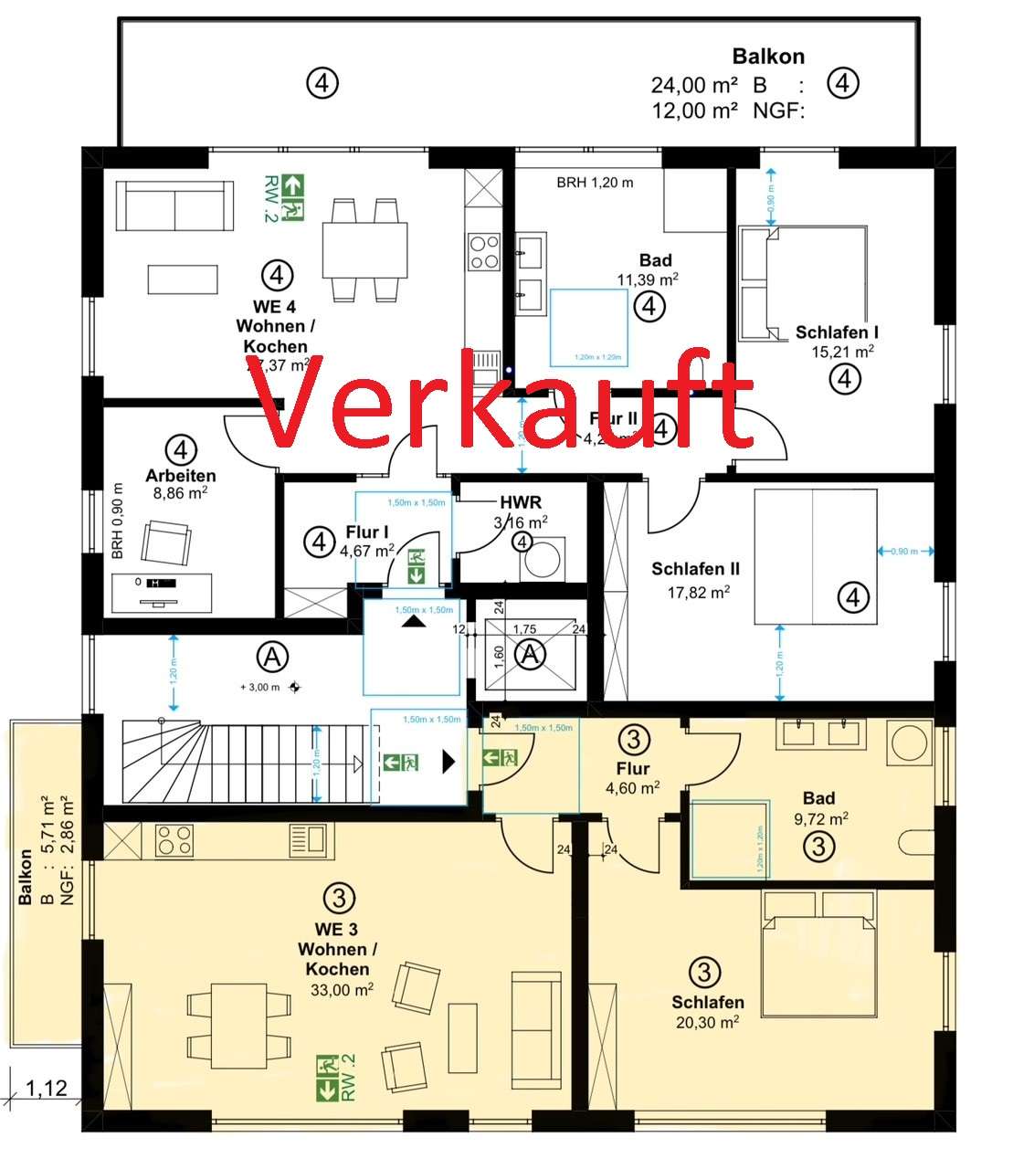 Thumbnail-Wohnung zum Kaufen in Münster 449.000,00 € 70 m²