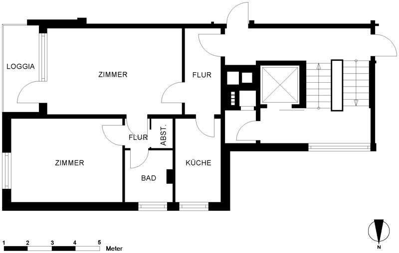 Thumbnail-Wohnung zum Mieten in Oldenburg 485,00 € 57.77 m²