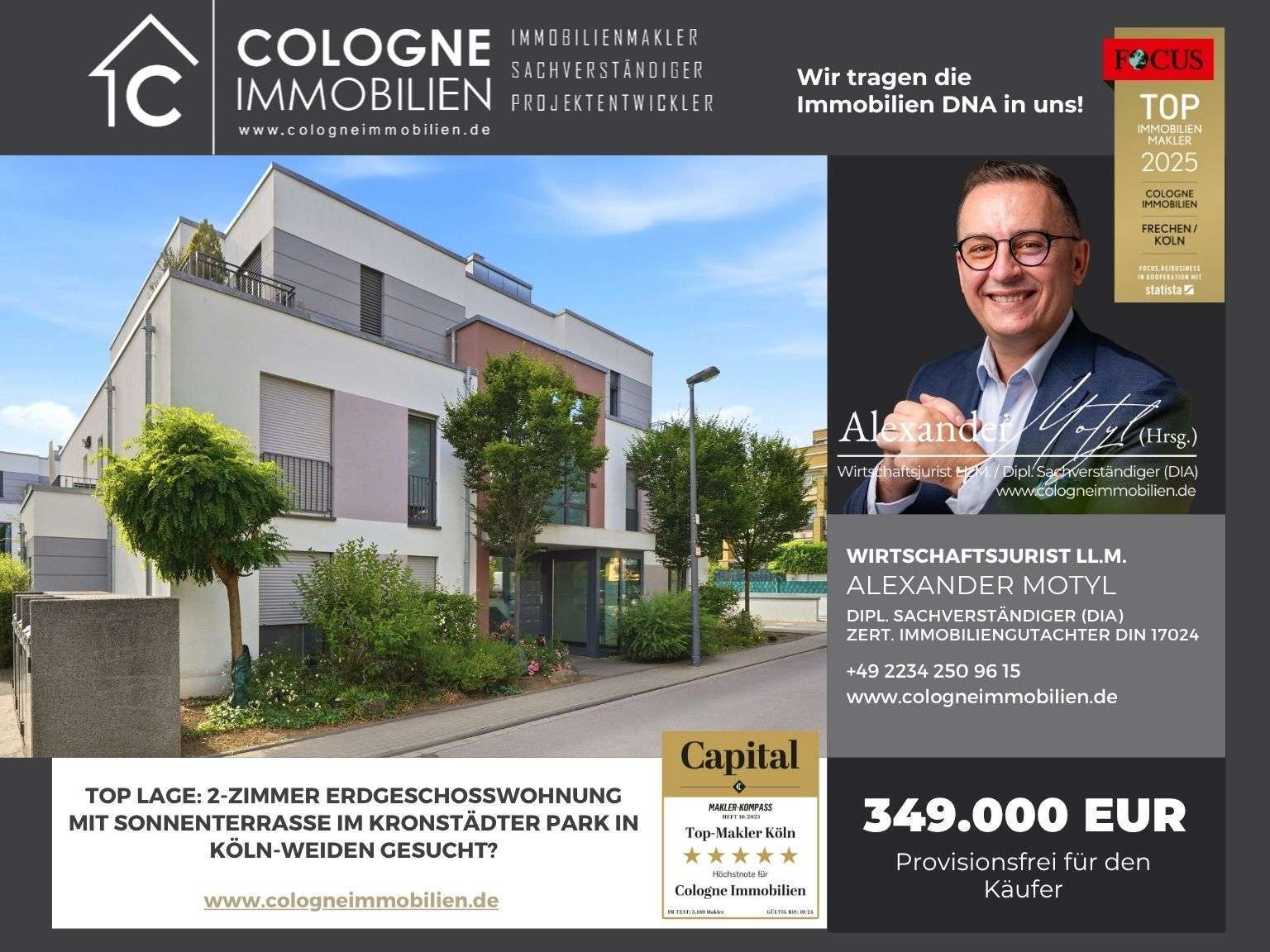 Thumbnail-Wohnung zum Kaufen in Köln 349.000,00 € 65 m²