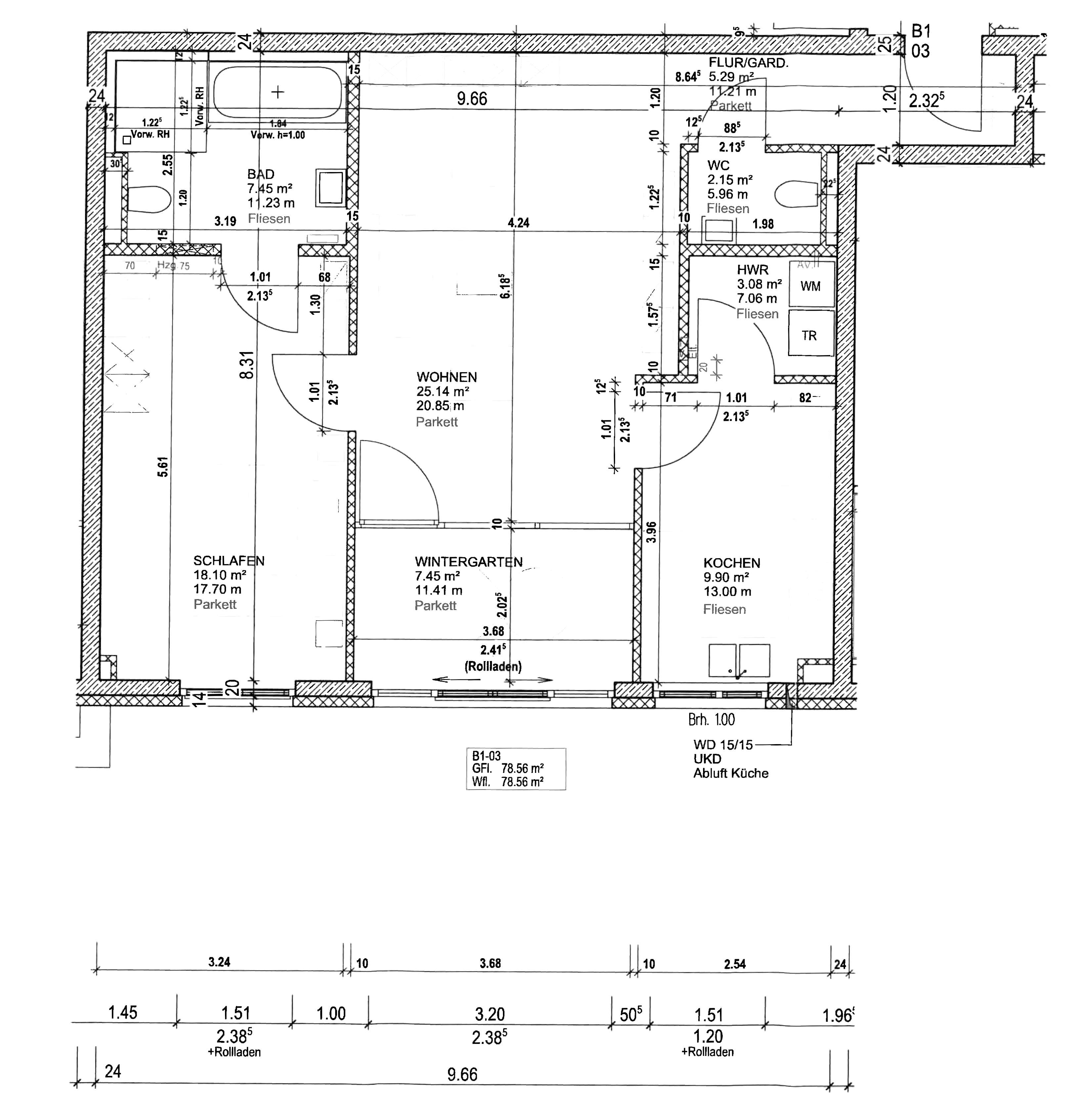 Thumbnail-Wohnung zum Kaufen in Frankfurt am Main 444.000,00 € 79 m²