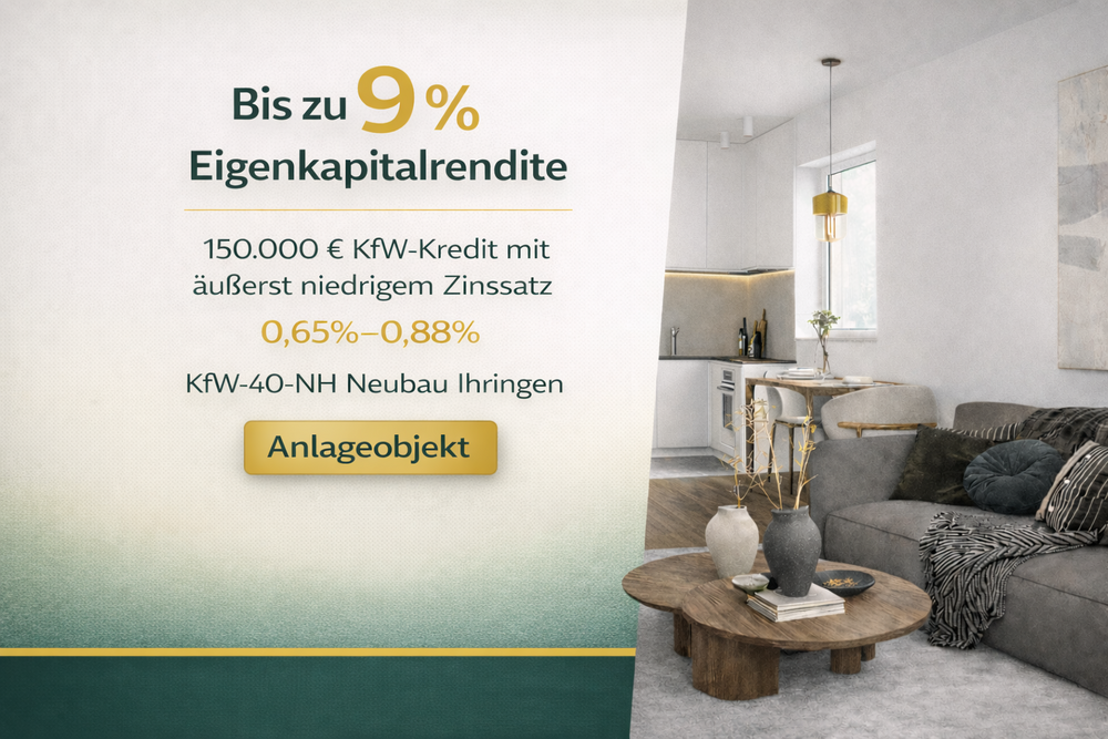 Thumbnail-Wohnung zum Kaufen in Ihringen 226.000,00 € 32 m²